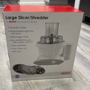 Bosch large Slicer/Shredder for Bosch kitchen machines